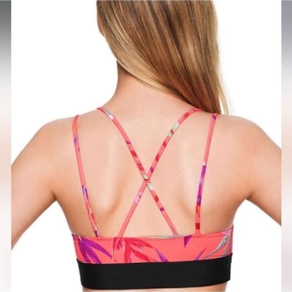 Victorias Secret PINK Ultimate Unlined Neon Strappy Bralette - Picture 2 of 10